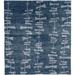 Black/Blue 144 W in Rug - Brayden Studio® One-of-a-Kind Firman Hand-Knotted Blue 12' x 15' Wool Area Rug Wool | Wayfair