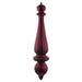 The Holiday Aisle® 14" Finial Drop Christmas Ornament UV Plastic in Red | 14 H x 3 W x 3 D in | Wayfair A54D9090CD054F748135CC5D957CF4F2