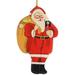 The Holiday Aisle® 4 Piece Bringing Gift Hanging Figurine Ornament Set Ceramic/Porcelain in Red | 6.25 H x 3.9 W x 0.1 D in | Wayfair
