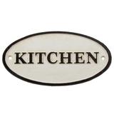 Gracie Oaks Tess Cast Iron Kitchen Wall Sign Metal | 4 H x 7 W x 1 D in | Wayfair 2DE8129E34034B8098A94B6E2ACAF492