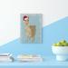 The Holiday Aisle® Llama, Christmas Lights 2' - Wrapped Canvas Graphic Art Print Canvas, Cotton | 19 H x 14 W x 2 D in | Wayfair
