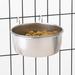 Tucker Murphy Pet™ Rosser Hanging Pet Bowl, Stainless Steel | 3 H x 8.25 W x 8.25 D in | Wayfair E2DE6BF3F5674589B93A517D37D48357