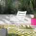 Etta Avenue™ Nyx Patio Chair Plastic in Pink/White | 31.5 H x 24 W x 30 D in | Wayfair TO-1820-O-W