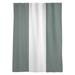 East Urban Home Green Bay Football Stripes Sheer Rod Pocket Single Curtain Panel Sateen in Green/White/Blue | 53 H in | Wayfair