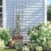 Charlton Home® Kerrimore Vinyl Lattice Panel Trellis Vinyl in White | 79.1 H x 30 W x 1.5 D in | Wayfair E78EC974C8564E35AECE4DDD938B6BC0