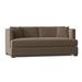 Fairfield Chair Anson 79.5" Tuxedo Arm Sofa w/ Reversible Cushions, Wood in Brown | 34 H x 79.5 W x 41 D in | Wayfair