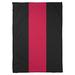 East Urban Home New Jersey College Fleece Blanket Microfiber/Fleece/Microfiber/Fleece in Red/Black | 60 W in | Wayfair