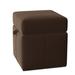 Red Barrel Studio® Preesall 18" Square w/ Storage Ottoman in Brown | 18 H x 18 W x 18 D in | Wayfair 1BB27BF5ADBF450F8A8EE43EB7D3A7FA