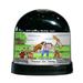 The Holiday Aisle® Friendly Folks Cartoon Caricature Female Dog Lover Snow Globe Plastic | 4 H x 4 W x 3 D in | Wayfair