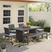 Lark Manor™ Anastase 6 Piece Outdoor Dining Set w/ Cushions Metal | Wayfair A6A646CCB9444C14B41DB6C4586B810A