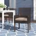 Lark Manor™ Anishia Patio Dining Armchair w/ Cushion Metal | 35 H x 23 W x 21 D in | Wayfair 45323A2882FE419183E9065497A4FF60