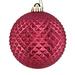 Etta Avenue™ Durian Glitter Ball Ornament Plastic in Red | 2.75 H x 2.75 W x 2.75 D in | Wayfair 8BCDC57EE5A949E994EE3999F08CF3DA