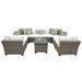 Sol 72 Outdoor™ Rochford 8 Piece Rattan Sectional Seating Group w/ Cushions Synthetic Wicker/All - Weather Wicker/Wicker/Rattan | Wayfair