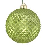 Etta Avenue™ Durian Glitter Ball Ornament Plastic in Green | 2.75 H x 2.75 W x 2.75 D in | Wayfair 93C609832D2D422593F5803523EF3799