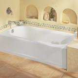 American Standard Princeton 60" x 30" Alcove/Tile In Soaking Americast Bathtub w/ EverClean® Technology, Steel in White | 14 H x 60 W in | Wayfair