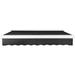 Awntech Retraction Slope Patio Awning Wood in Black | 10 H x 168 W x 120 D in | Wayfair KWR14-WH-K