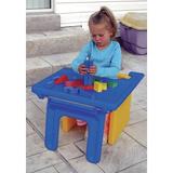 Children's Factory Arts & Crafts Table Plastic in Blue | 16.38 H x 21 W in | Wayfair 1188