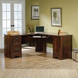 Loon Peak® Danyelle L-Shape Desk Wood in Brown | 30.25 H x 66.1 W x 66.1 D in | Wayfair B35DD3569DC84080A70BABA0D945996A