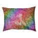Tucker Murphy Pet™ Spillers Woman Among Flowers Designer Pillow Fabric in Pink/Brown | Large (52" L x 42" W) | Wayfair