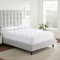 Serta Polyester Mattress Pad Polyester | 78 W in | Wayfair 1ZE025CKGWHT