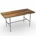 Union Rustic Helwig Rectangle Table, Wood in Black | 43.5 H x 36 D in | Wayfair 290CDB9894AC4056B1BF4F6B12AC4B30