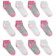 Simple Joys by Carter's Baby Mädchen 12-Pack No-Show Infant-and-Toddler-Socks, Grau/Rosa/Weiß, 12-24 Monate (12er Pack)