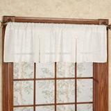 Shannon Box Pleated Valance 52 x 15, 52 x 15, Natural