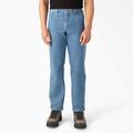 Dickies Men's Big & Tall Regular Fit Jeans - Stonewashed Indigo Blue Size 46 34 (9393)