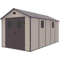 Abri de Jardin en Résine Gardiun Alessia E 11 m² 456x238x228 cm avec Plancher et Fenêtres Beige