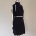 Victoria's Secret Dresses | Black Dress Turtleneck Medium | Color: Black/White | Size: M