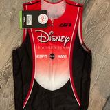 Disney Other | 6 Official Disney Triathlon Team Cycling Jerseys | Color: Red | Size: Medium