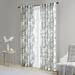 Rosalind Wheeler Marcus Floral Sheer Rod Pocket Single Curtain Panel Polyester in White | 50" W x 84" L | Wayfair 1000E57856DC4E479018250B4B57ADB4