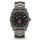 Fossil Wisconsin Badgers Machine Smoke Stainless Steel Watch