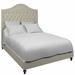 Annie Selke Home Essex Standard Bed Upholstered/Linen in Gray | 72 H x 84 W x 88 D in | Wayfair ASH1028-BDK