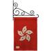 Breeze Decor Hong Kong 2-Sided Burlap 19 x 13 in. Garden Flag in Red | 18.5 H x 13 W x 0.1 D in | Wayfair BD-CY-GS-108227-IP-DB-03-D-US14-BD