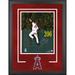 Mike Trout Los Angeles Angels Deluxe Framed Autographed 16" x 20" Home Run Robbing Catch Photograph