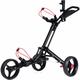 Costway - 3-Rad Golftrolley, Golfwagen Golf klappbar, Schiebewagen verstellbar, Golf Push Cart aus