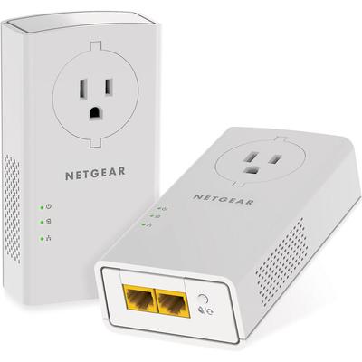 Netgear Powerline 2000+ Extra Outlet Internet Powerline Extender