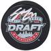 Casey Mittelstadt Buffalo Sabres Autographed 2017 NHL Draft Logo Hockey Puck