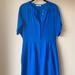 Madewell Dresses | Blue Silk Madewell Dress | Color: Blue | Size: 12