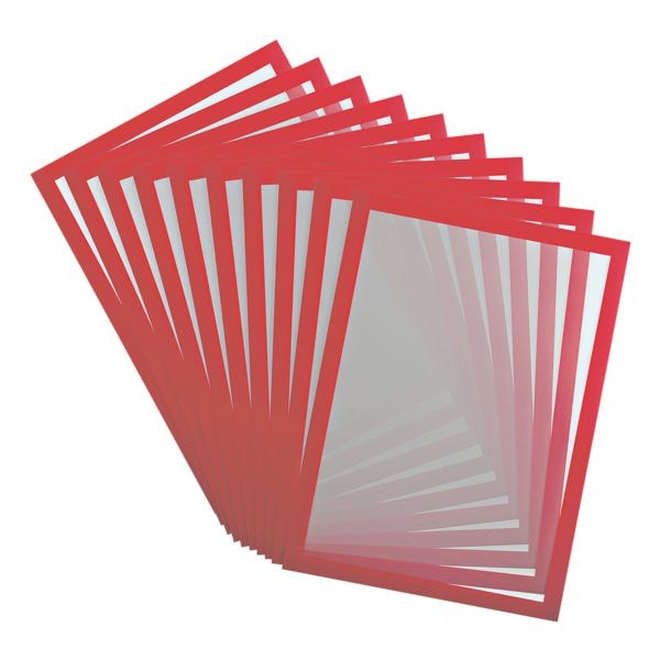 Tarifold 10er-Set Magnetrahmen/Inforahmen »Magneto Solo Pro« A4 rot, 31.7x23 cm Image