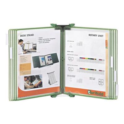 Tarifold 10er Set Sichttafeln Candy Line DIN A4 Öffnung oben grün