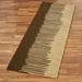 Blurred Lines Rug Runner Dark Bronze, 2'8" x 6', Dark Bronze