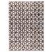 Gray/White 96 x 0.25 in Area Rug - Latitude Run® Marymount Geometric Handmade Cowhide Gray Area Rug Cowhide | 96 W x 0.25 D in | Wayfair