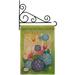 Breeze Decor Welcome Butterflies 2-Sided Burlap 19 x 13 in. Garden Flag in Green | 18.5 H x 13 W x 0.1 D in | Wayfair