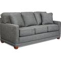 La-Z-Boy Kennedy Queen Sleep Sofa Polyester in Brown/Gray/Red | 39 H x 77 W x 38 D in | Wayfair 510593 C161053 FN 007
