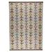 Blue/Brown 138 x 99 x 0.25 in Area Rug - Dakota Fields Lucien Geometric Handmade Brown/Pink/Blue Area Rug | 138 H x 99 W x 0.25 D in | Wayfair