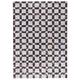 Gray 60 x 0.25 in Area Rug - Latitude Run® Gannet Geometric Handmade Cowhide Area Rug Cowhide, Leather | 60 W x 0.25 D in | Wayfair MTBBKAWGY050080