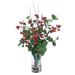 Red Barrel Studio® Cherry Blossom Floral Arrangement in Vase redPolysilk, Glass | 34 H x 19 W x 19 D in | Wayfair 3EFDD826ADDA410EA3FEAA9A79DCB6F4