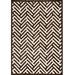 Brown 66 x 0.5 in Indoor Area Rug - Latitude Run® Chevron Handmade Tufted Area Rug Cotton/Wool | 66 W x 0.5 D in | Wayfair KUI1391 7366239